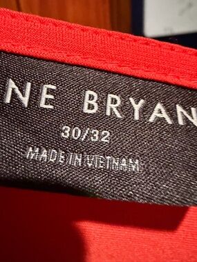 Lane Bryant Bright Red V-Neck Tunic Top